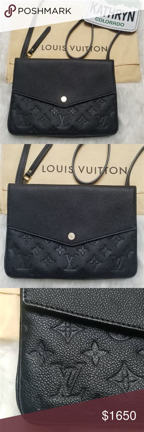 louis vuitton twice twinset noir|LOUIS VUITTON Empreinte Twice Black 174146 .